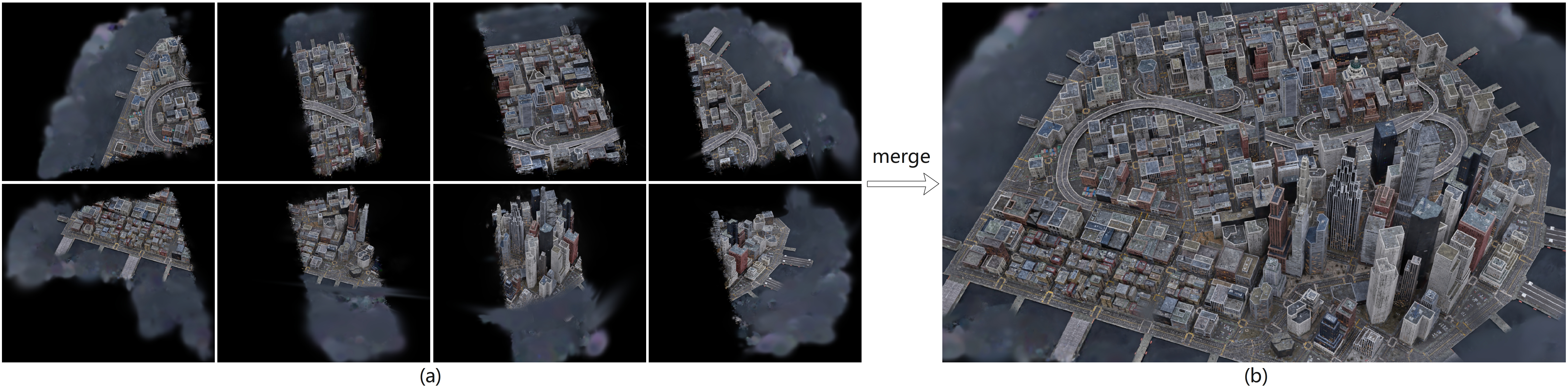 Merged City Reconstruction